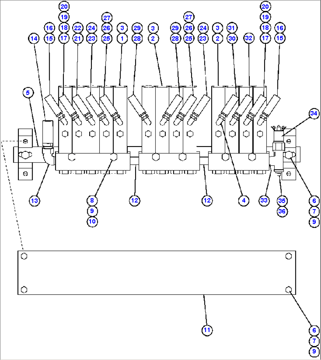 AUTOMATIC LUBRICATION SYSTEM - REAR AXLE