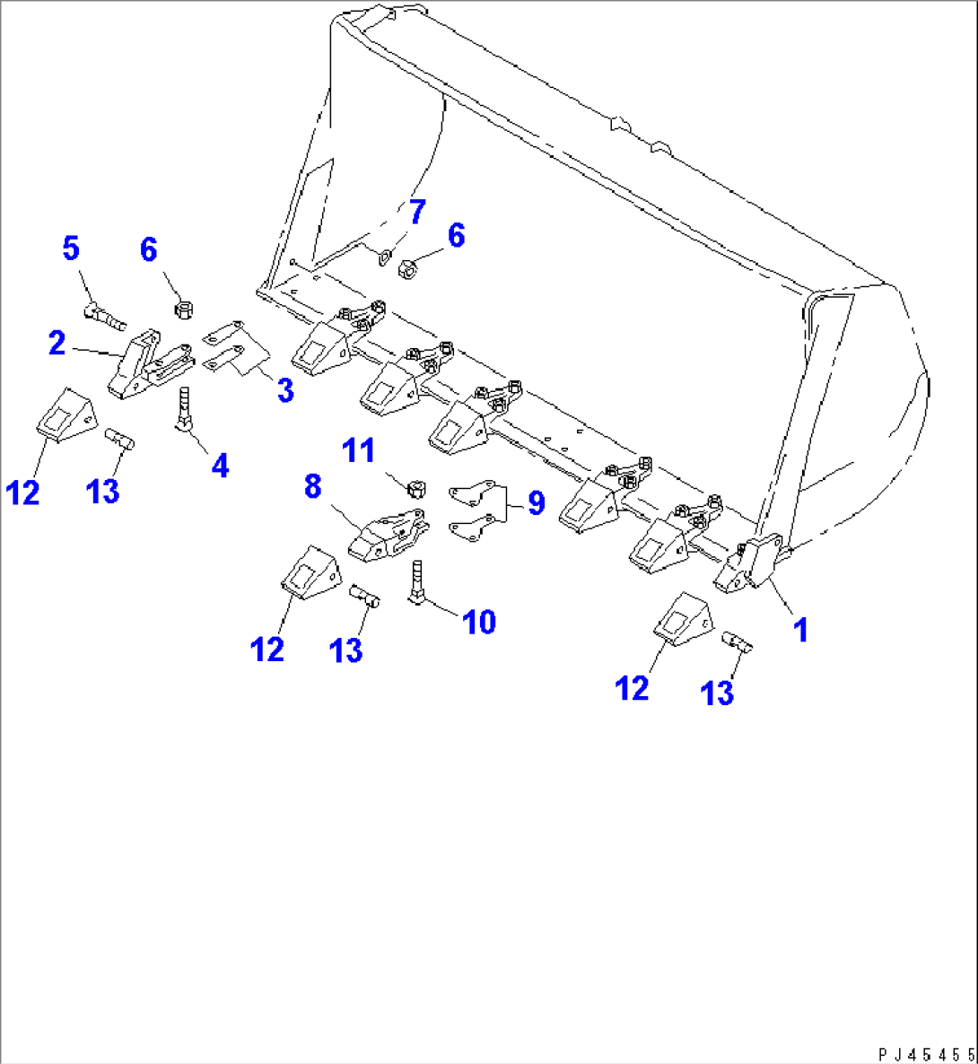 TOOTH (FOR HEAVY DUTY BUCKET)