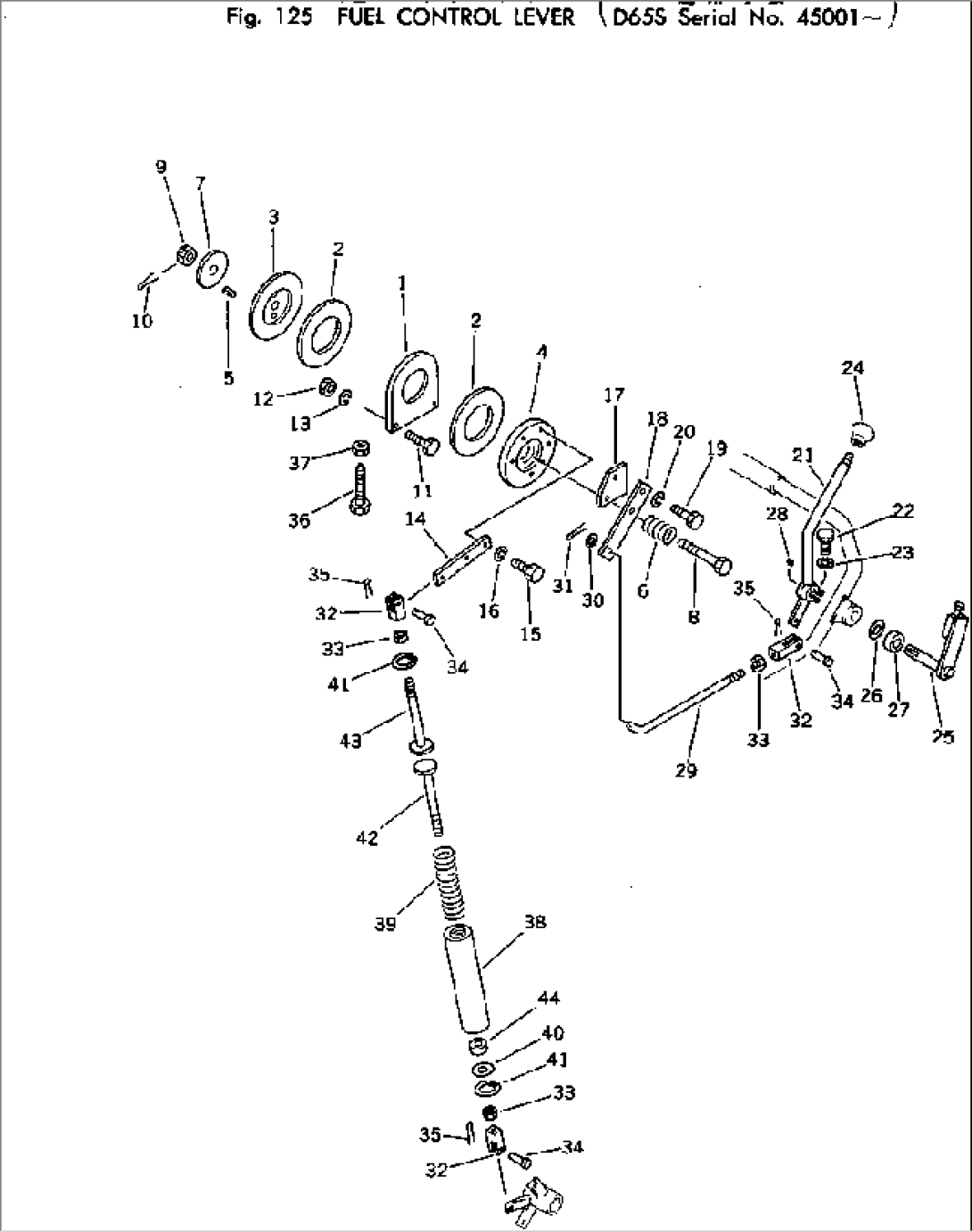 FUEL CONTROL LEVER