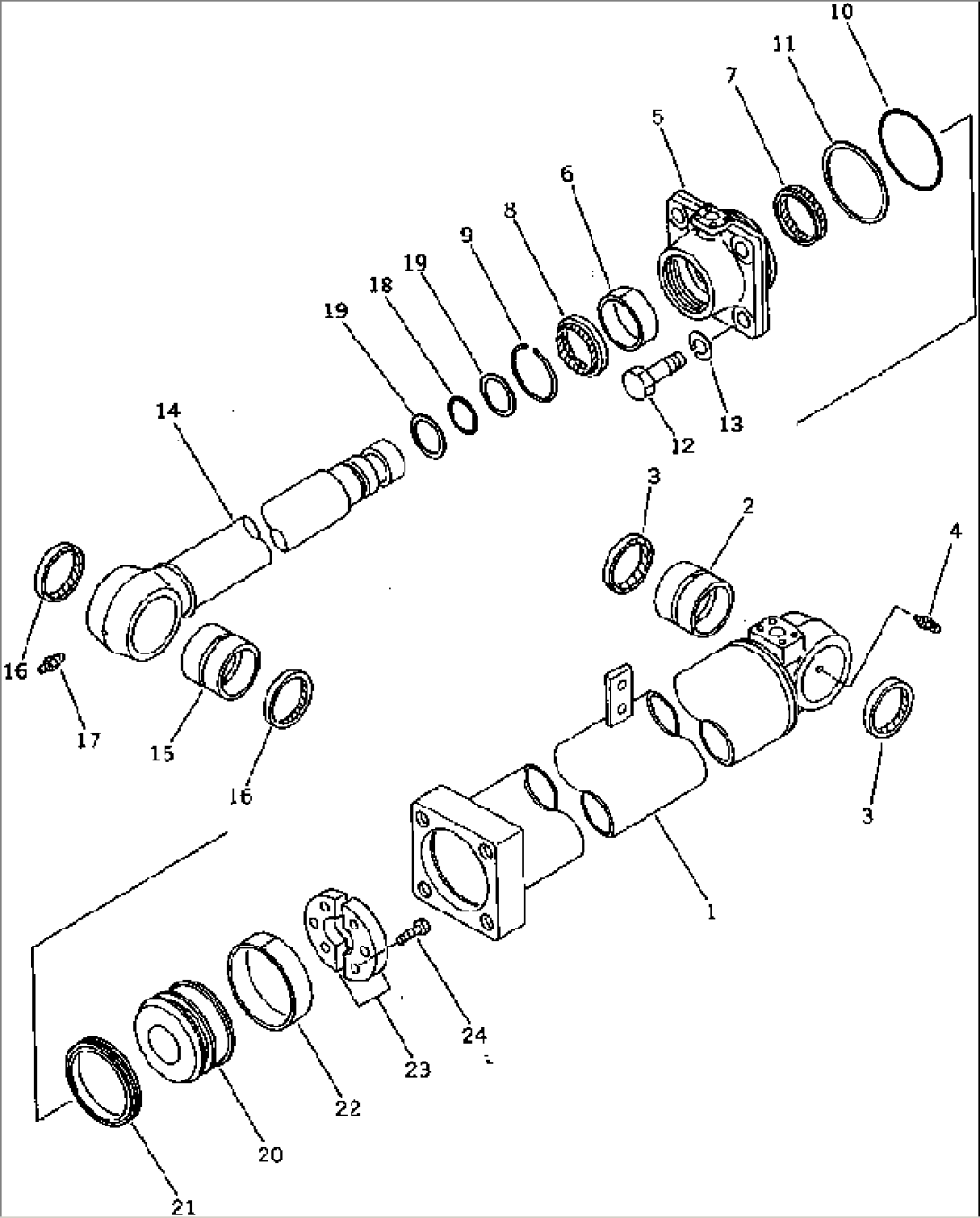 BOTH SIDE DUMP CYLINDER(#10001-.)