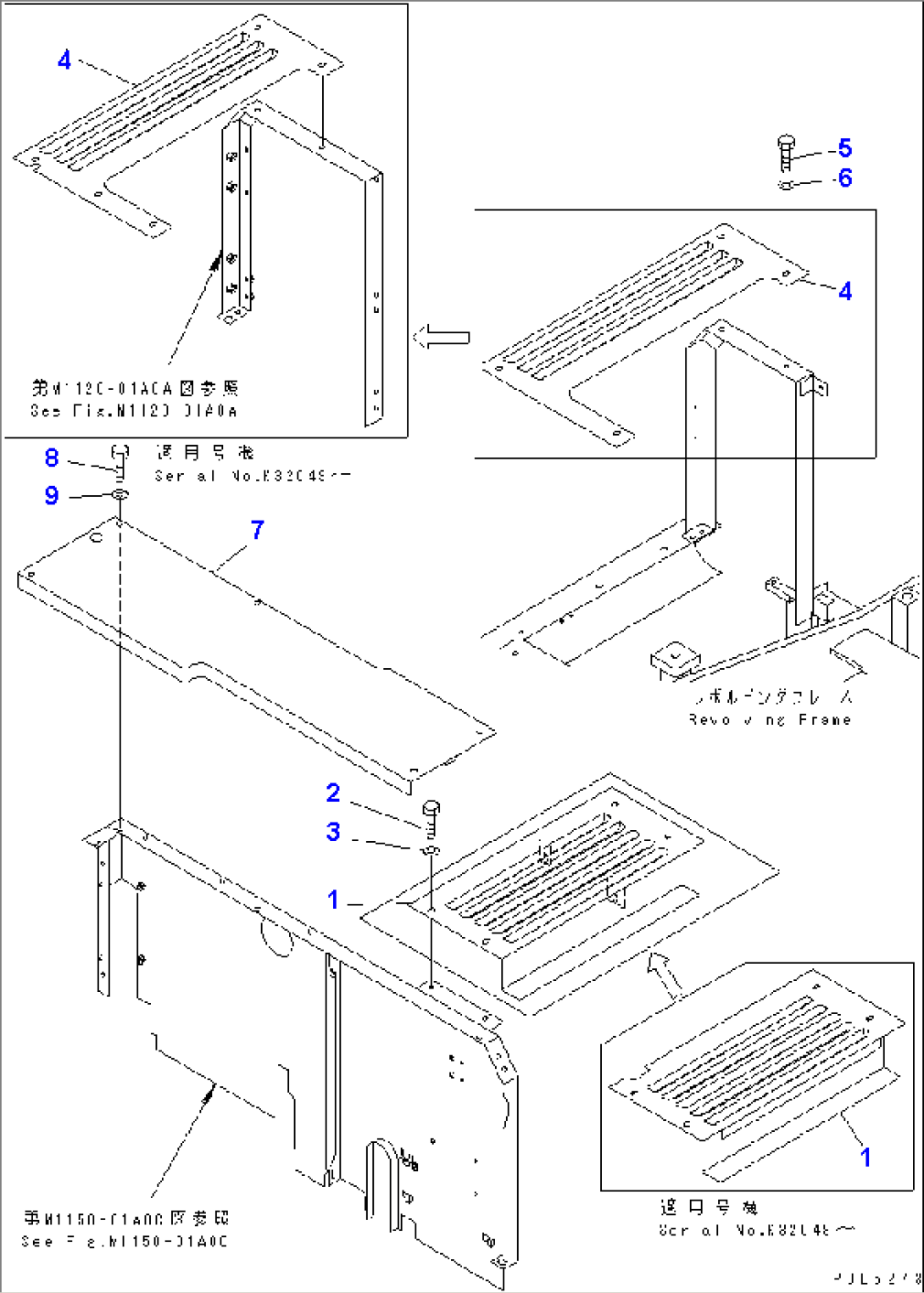 COVER (MACHINE CAB) (UPPER)(#K32001-)