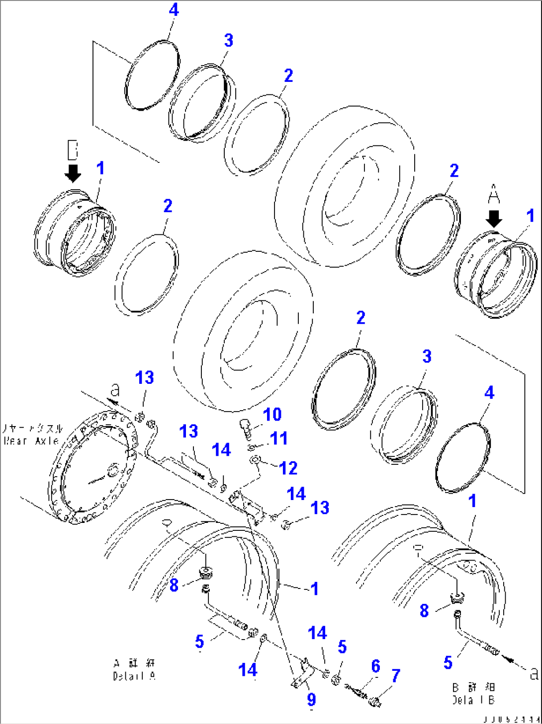 RIM (FOR REAR WHEEL)(#11001-)