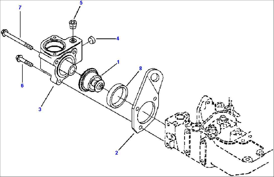 FIG. A5109-A1A1 THERMOSTAT AND HOUSING