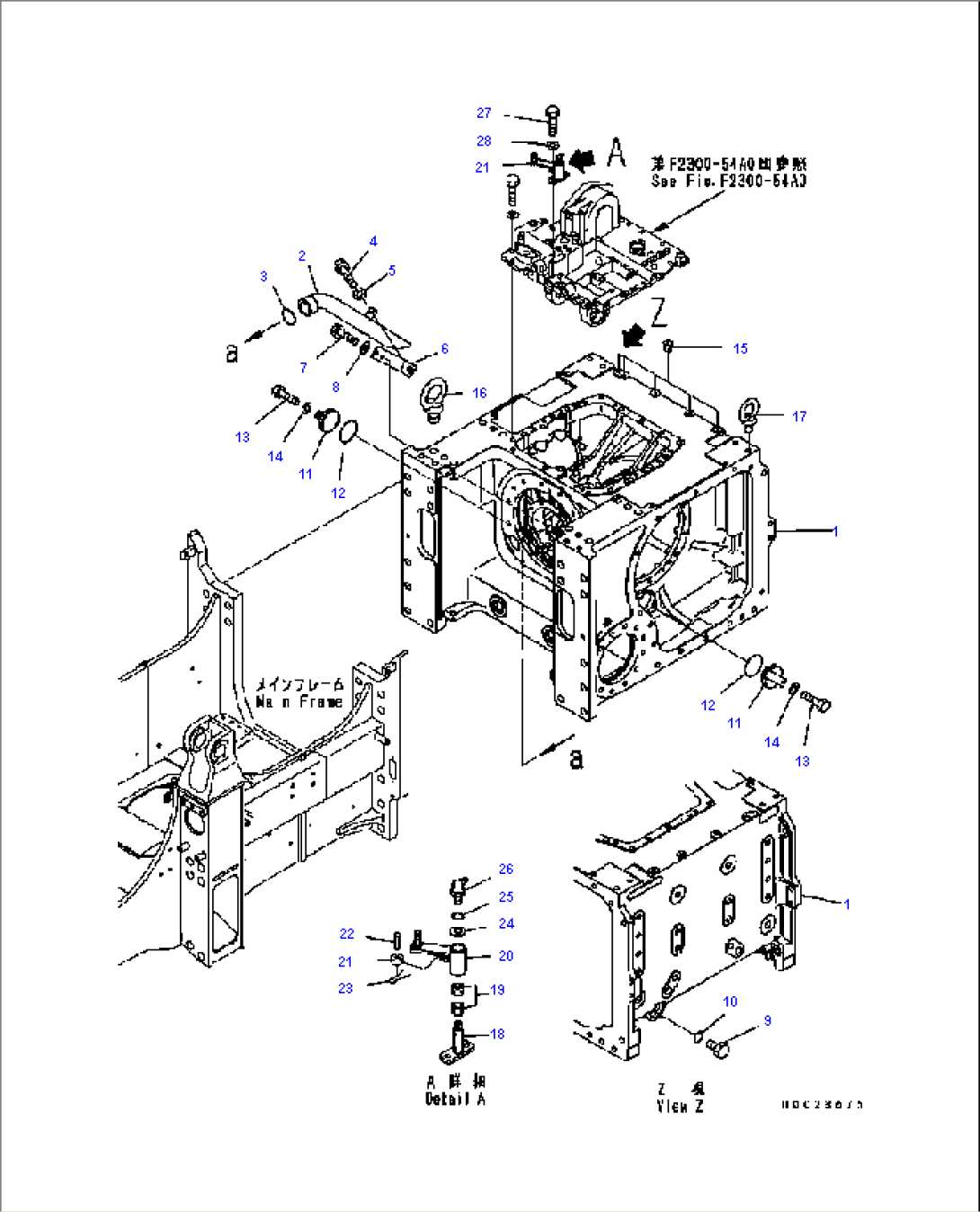 POWER LINE (STEERING CASE AND CONTROL LEVER)