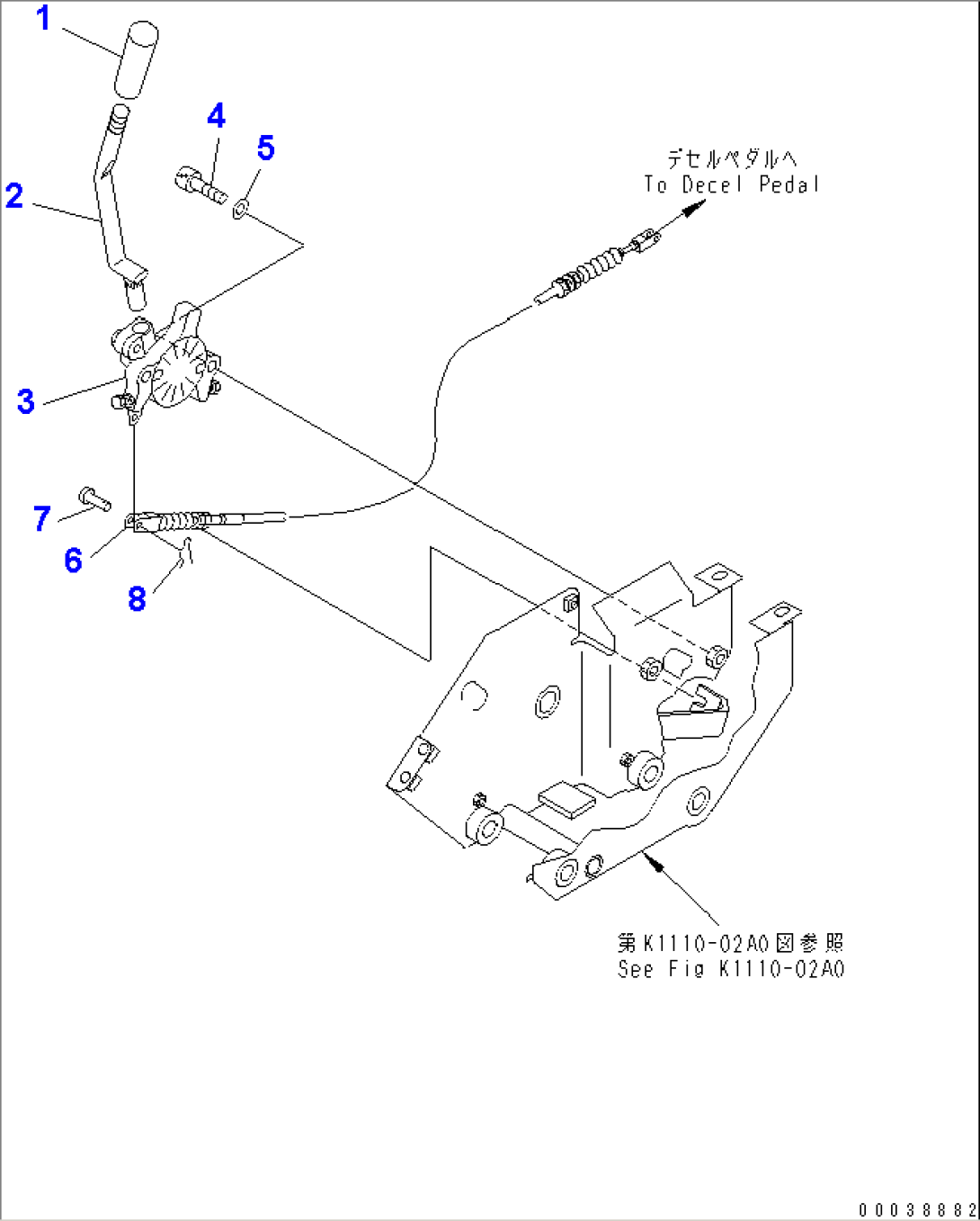 FLOOR FRAME (FUEL CONTROL) (FOR EC)(#1227-)