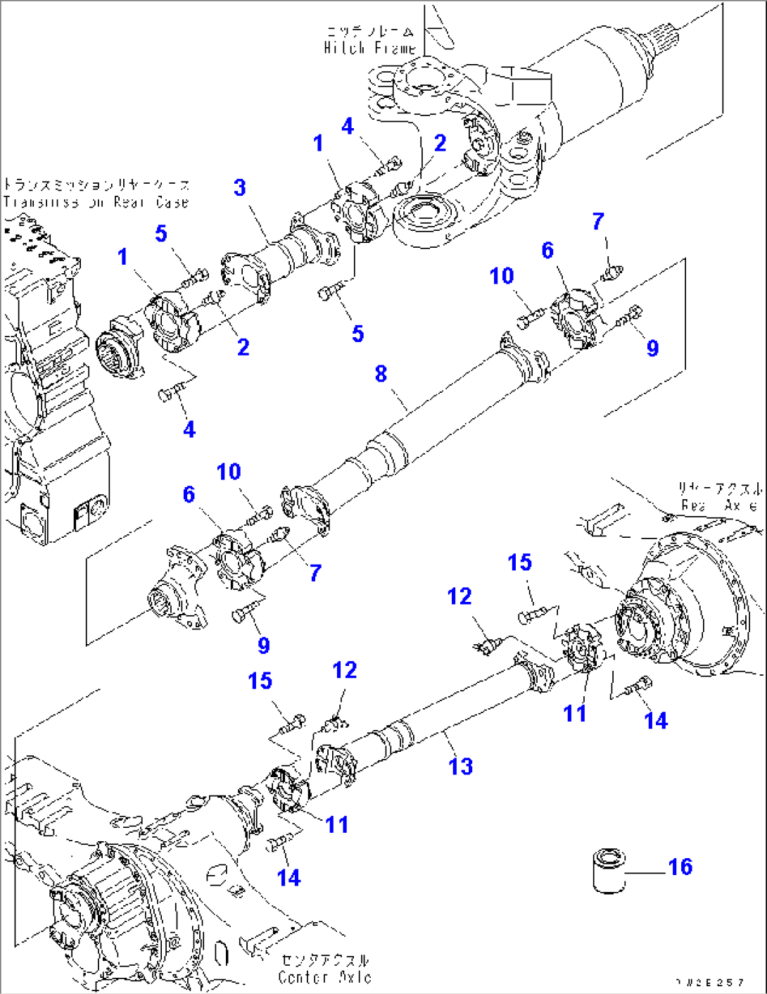 REAR DRIVE SHAFT