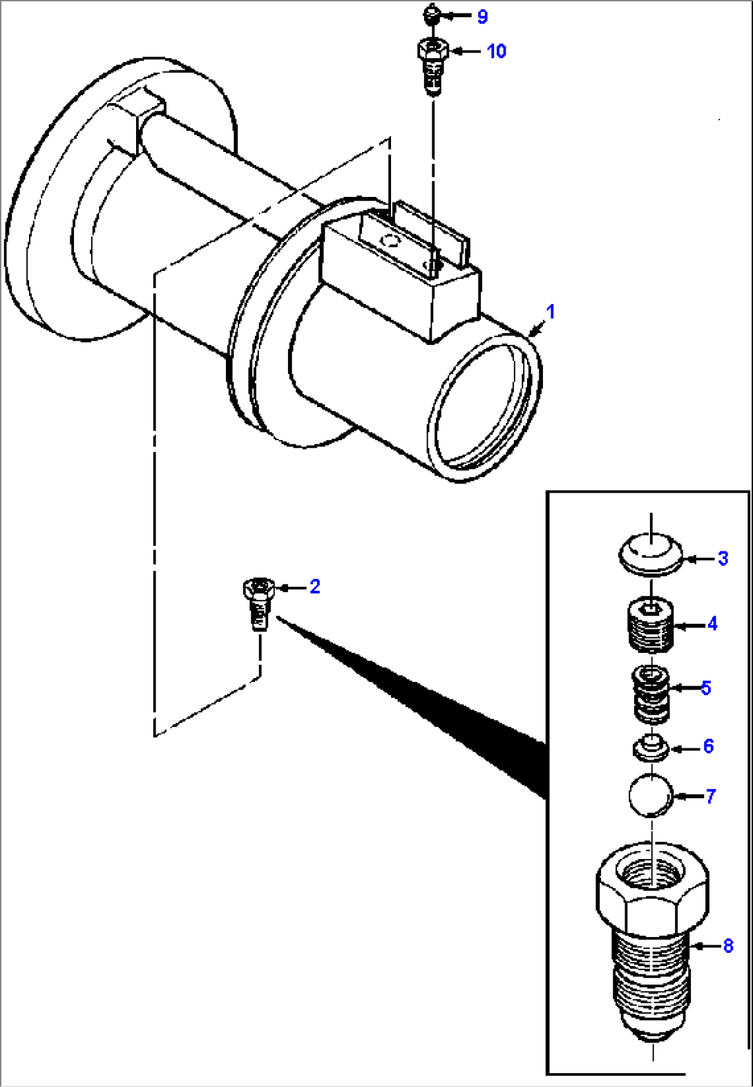 TRACK ADJUSTER CYLINDER