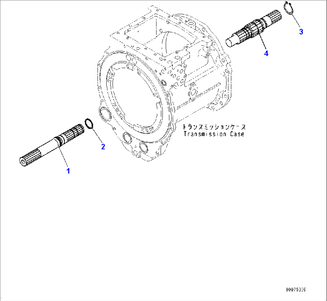 Power Train, Transmission Case (#11609-)