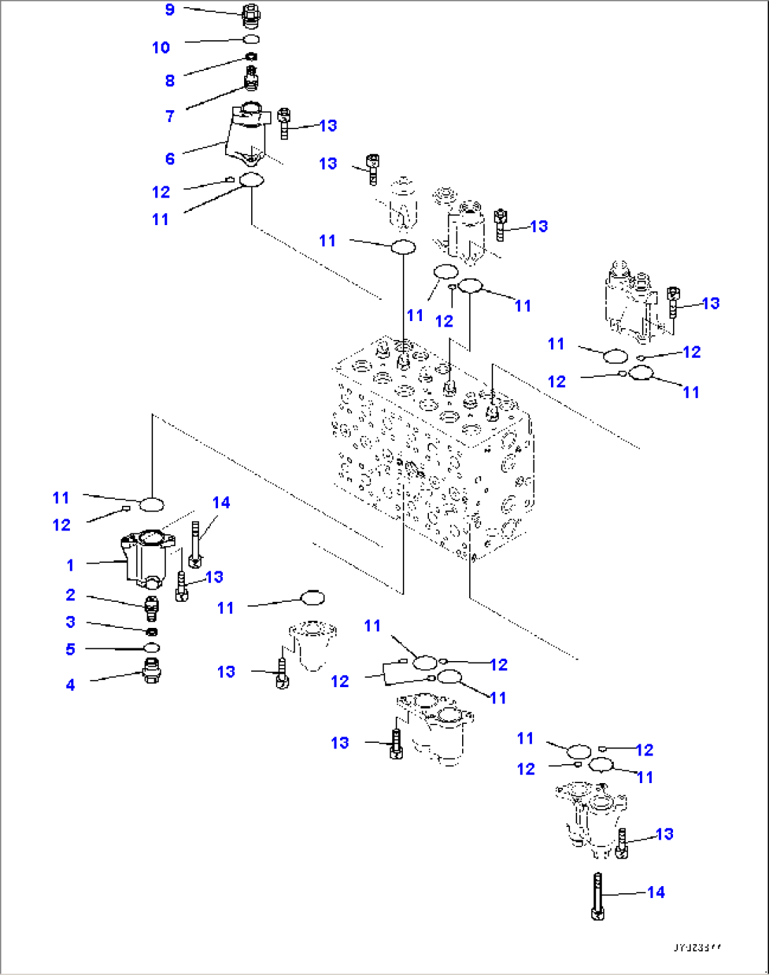 Control Valve, Inner Parts (4/20) (#1001-)