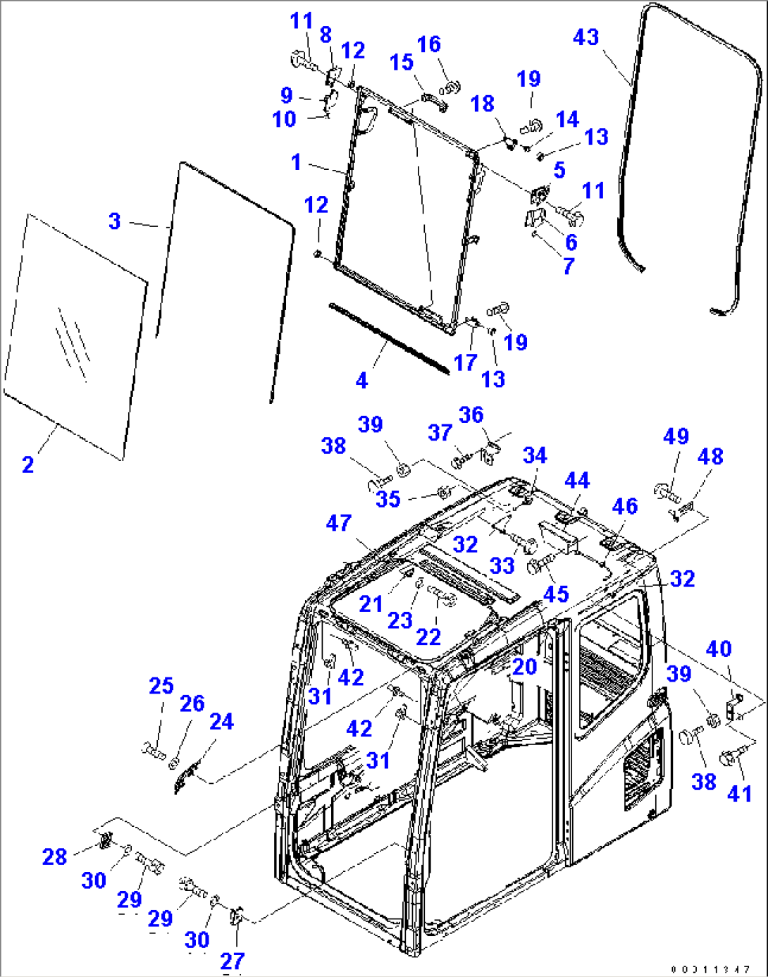 FLOOR FRAME (OPERATOR