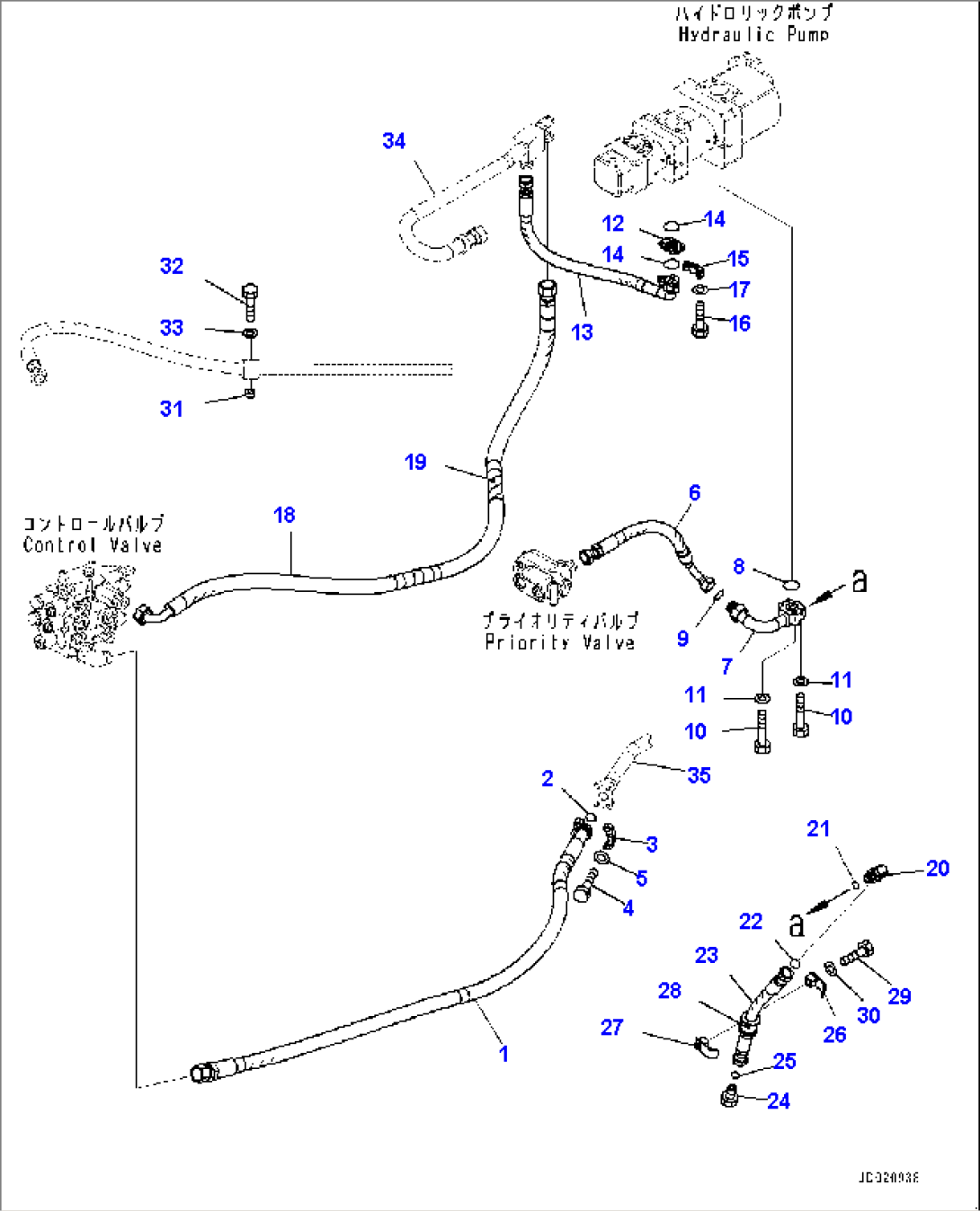 Hydraulic Piping, Drain Piping (#73227-)