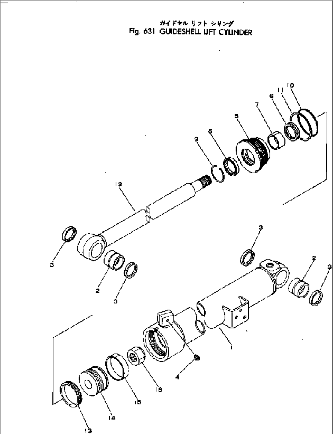 GUIDESHELL LIFT CYLINDER