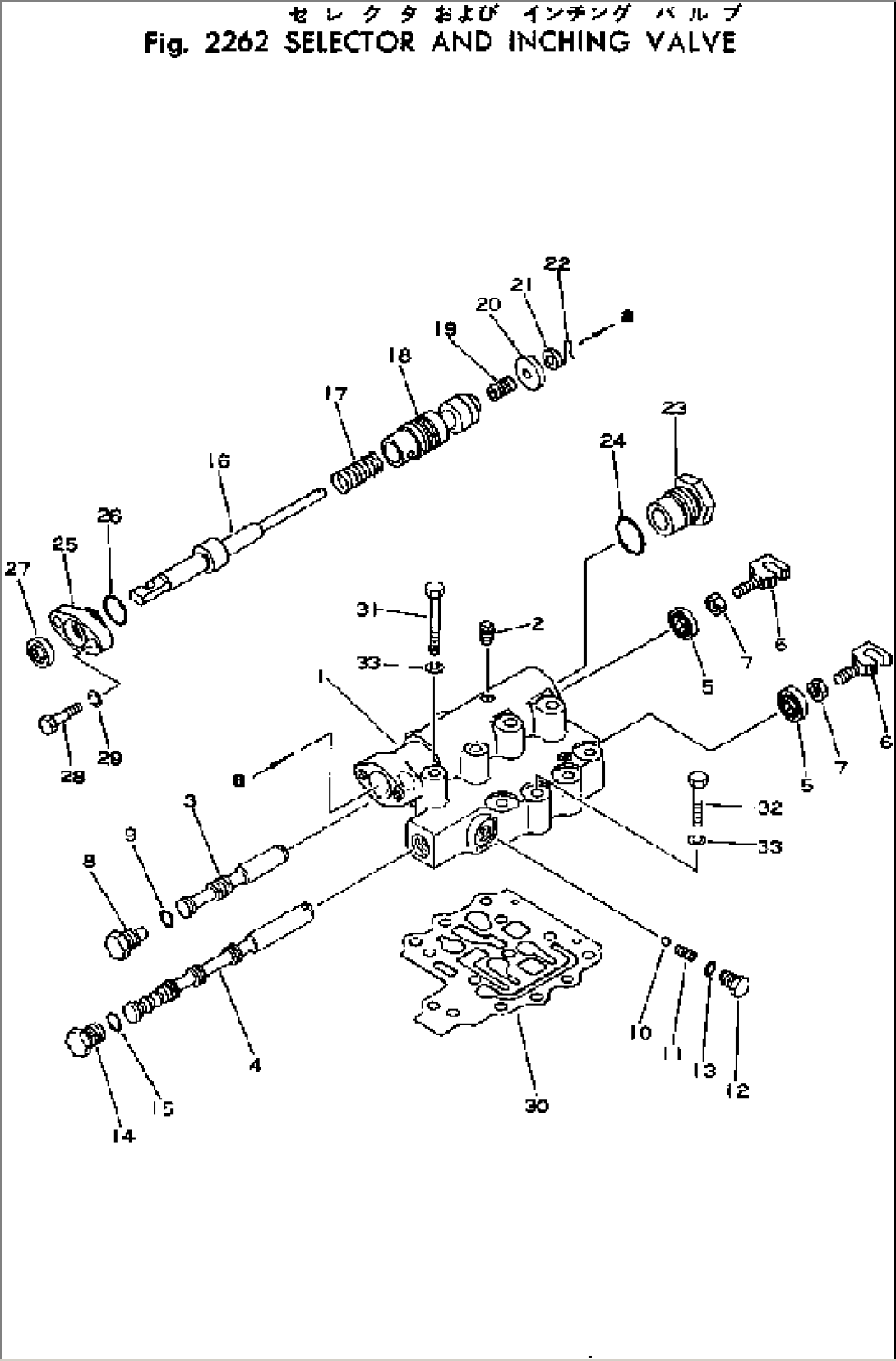 SELECTOR AND INCHING VALVE