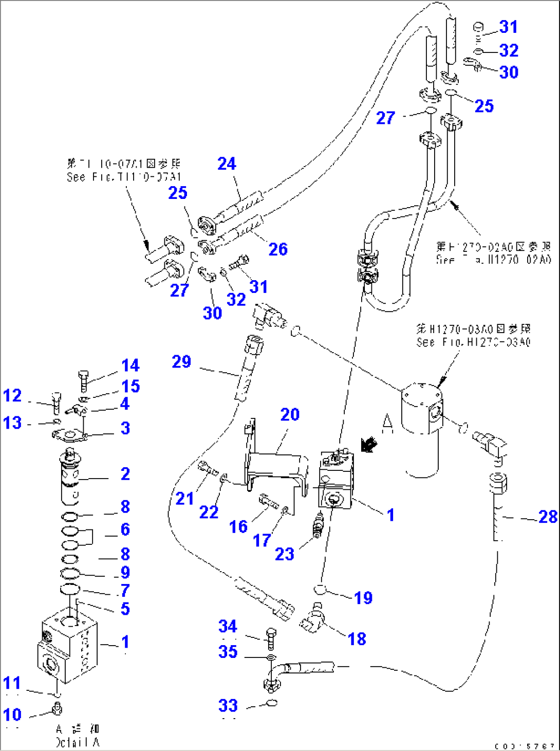 ATTACHMENT LINE (VALVE)(#20001-)