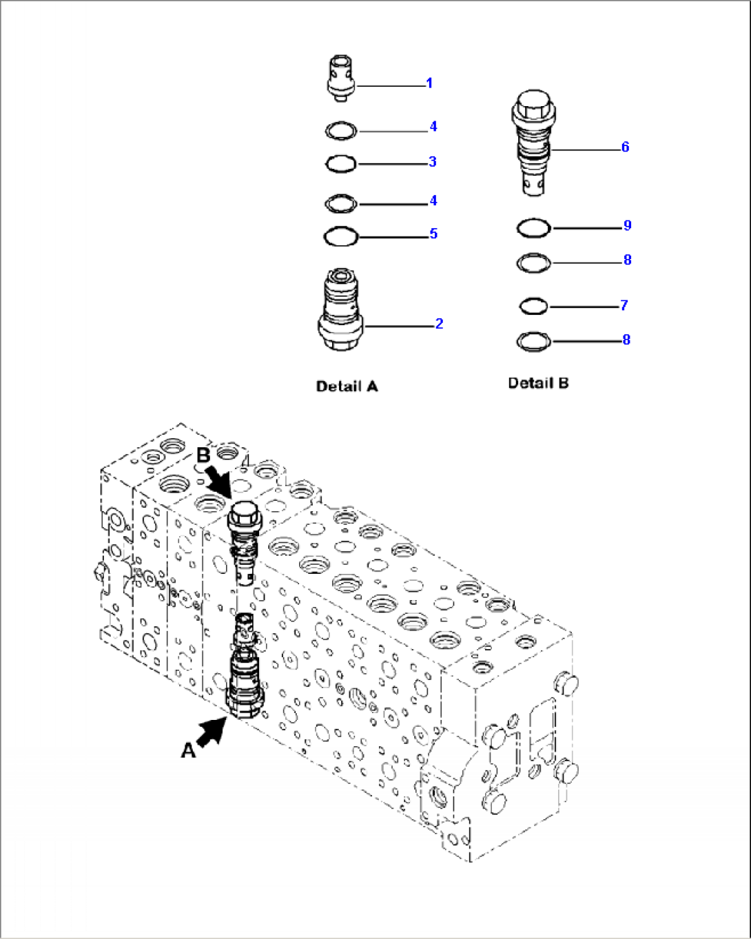 H0120-16A0 MAIN CONTROL VALVE COMPLETE ASSEMBLY (16/25)