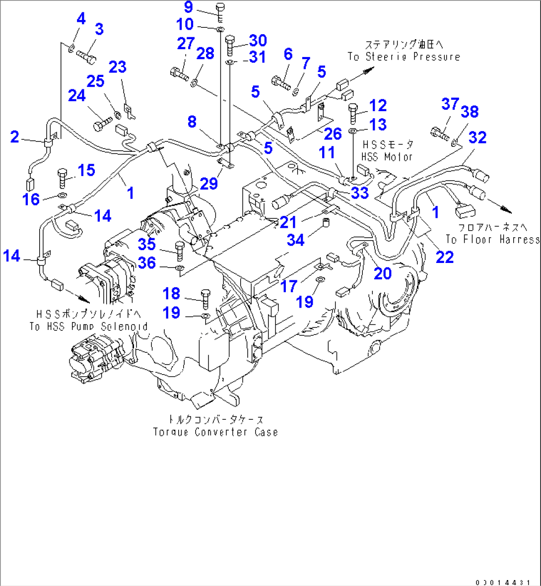 POWER LINE WIRING(#76001-)