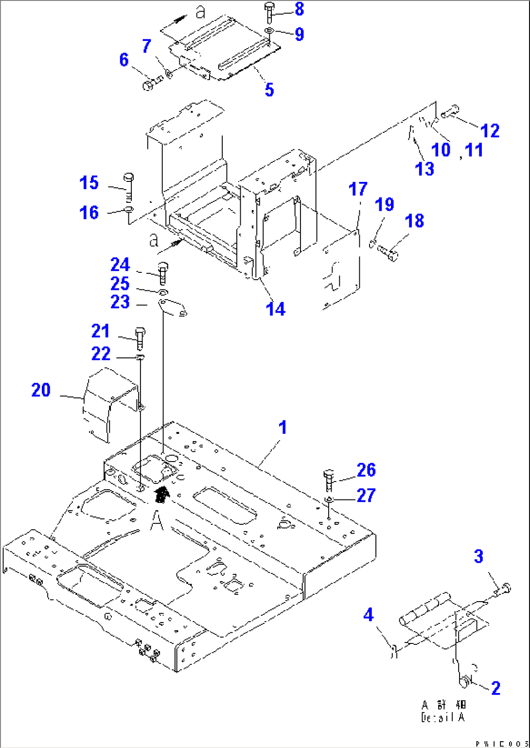 FLOOR FRAME (SAFETY REGULATION FOR C.I.S.)(#37594-)