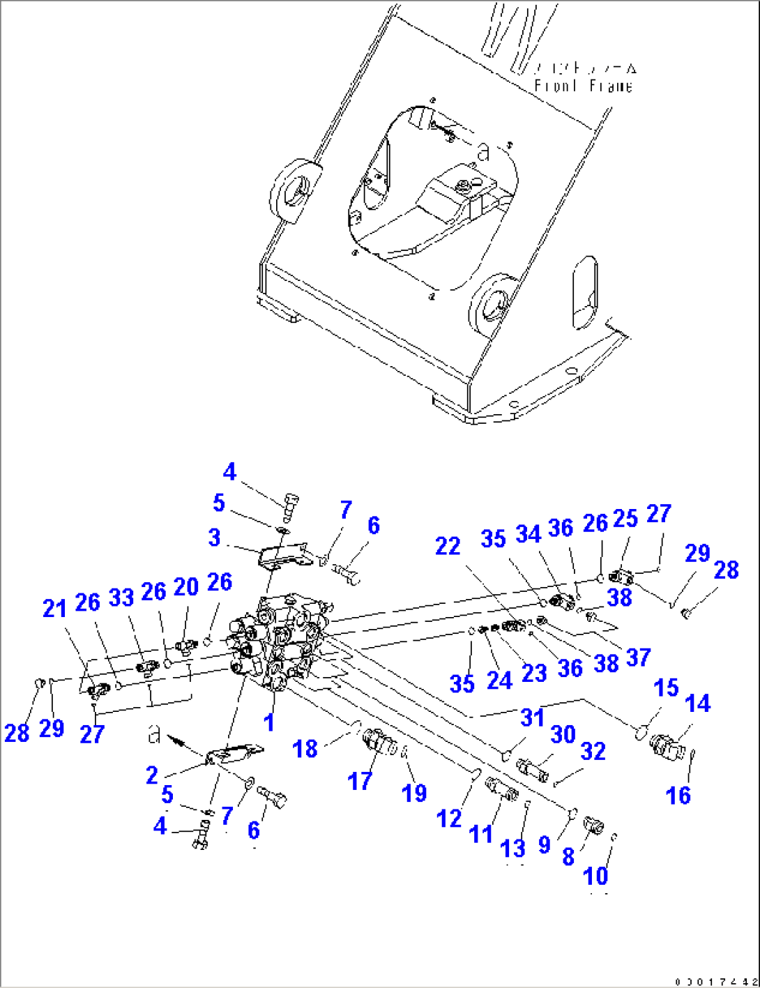 MAIN VALVE (FOR 3-SPOOL VALVE)