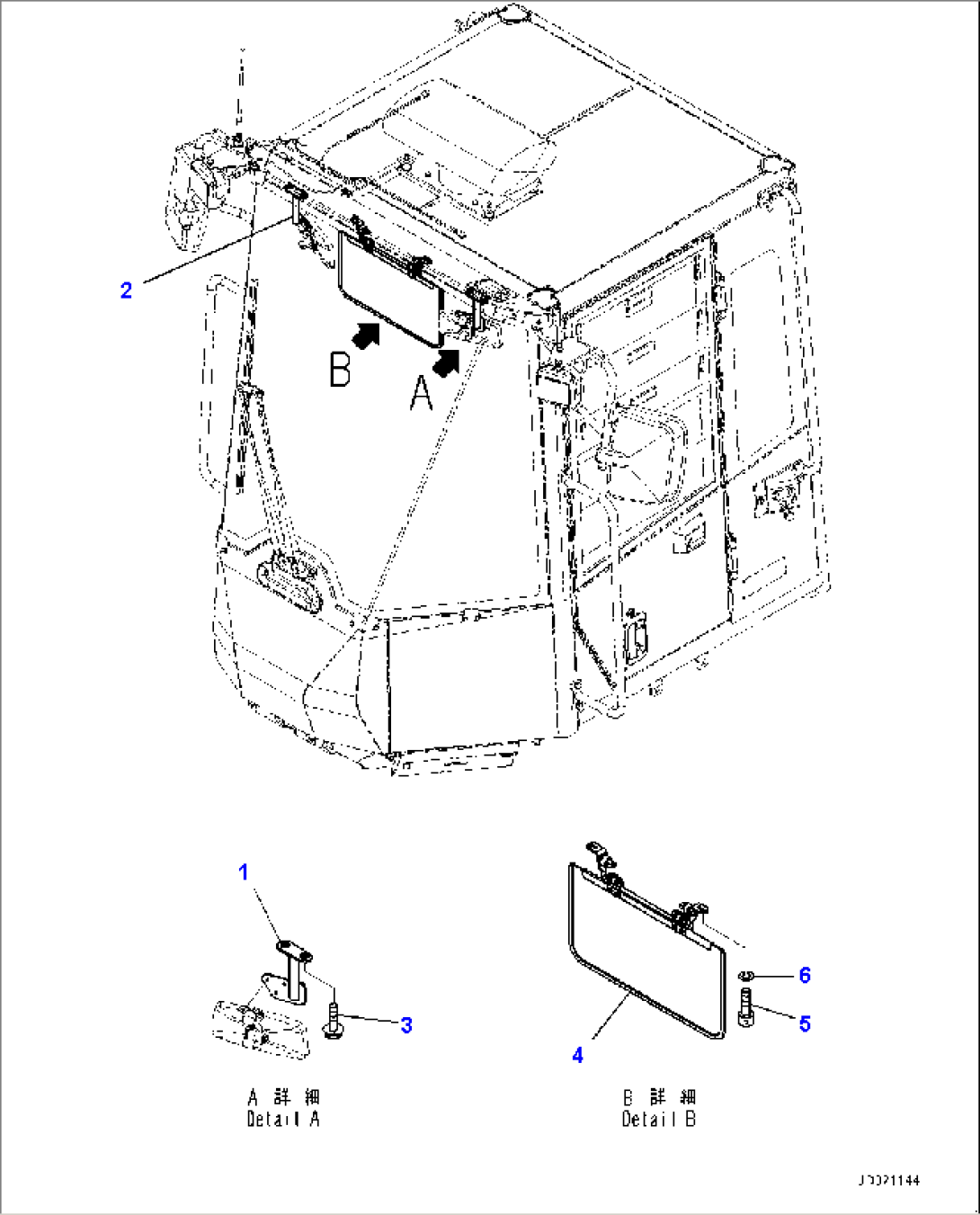 ROPS Cab, Sunvisor (#90216-91201)
