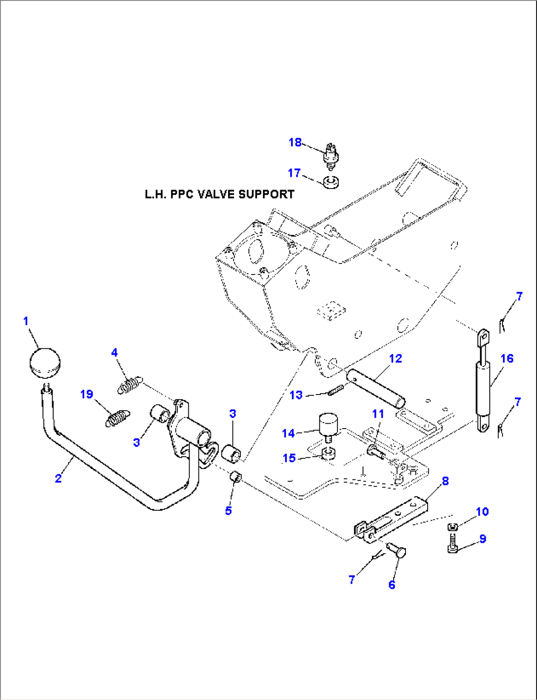 SERVOCONTROL SYSTEM STARTING LEVER