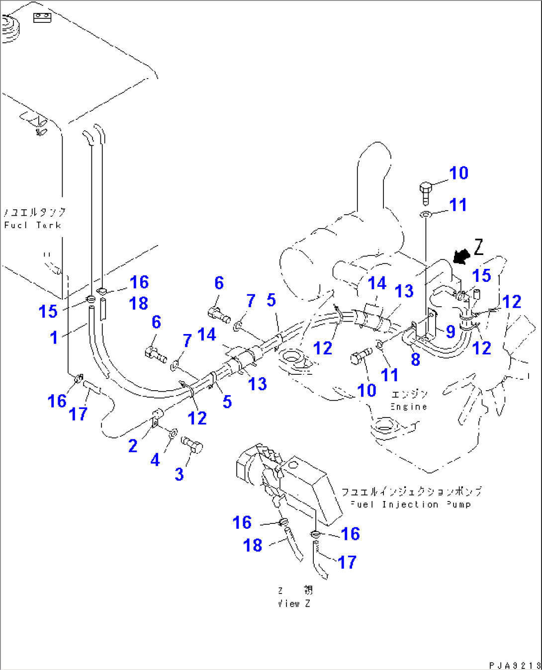 FUEL LINE(#15200-)
