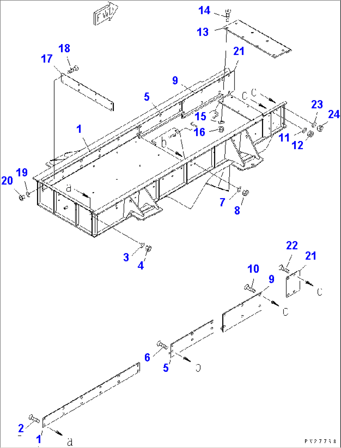 FEEDER (SIDE PLATE)(#1005-1087)