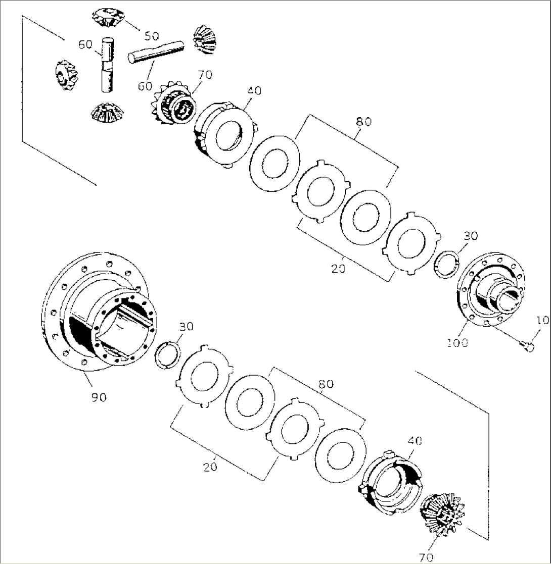 REAR DIFFERENTIAL GEAR (2/2)(#303072-)
