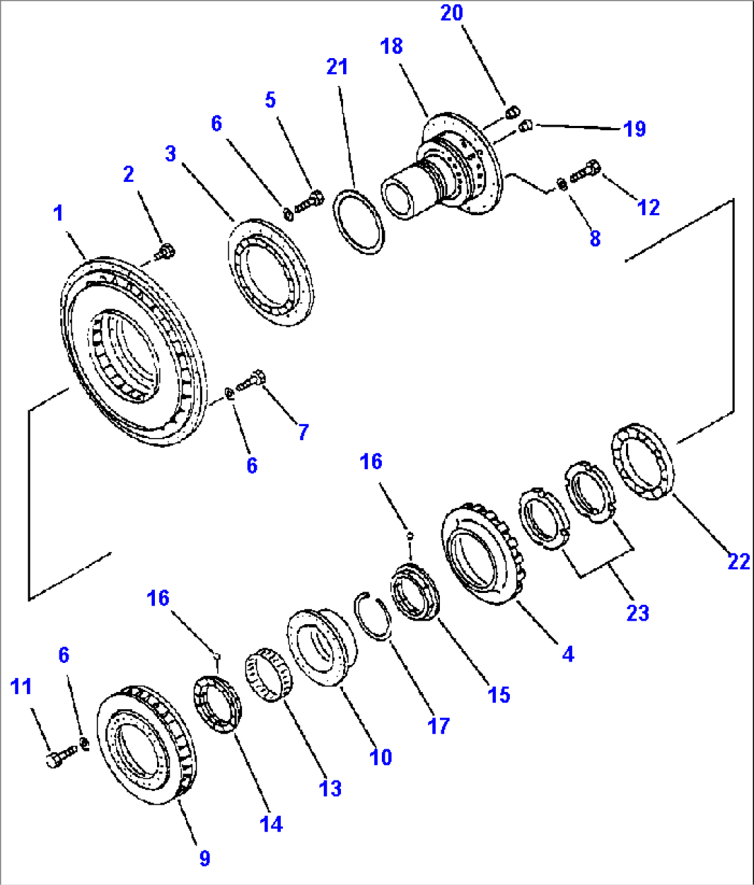 TORQUE CONVERTER - STATOR & PUMP (561-13-51030)