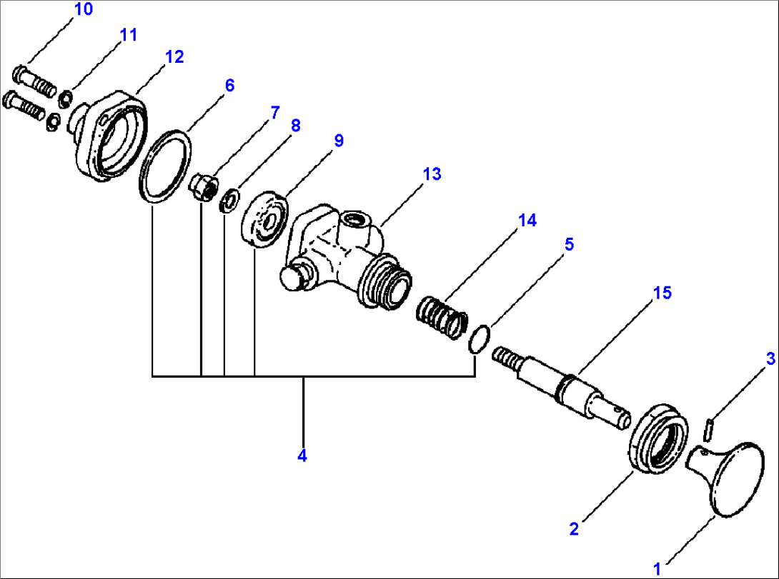 PARKING BRAKE CONTROL VALVE