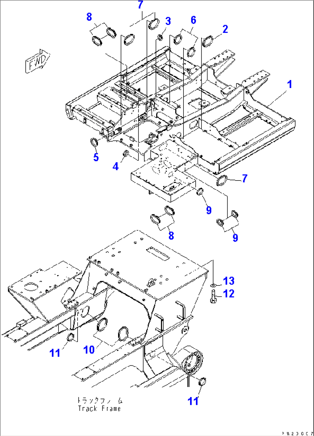 ENGINE FRAME(#1016-1134)