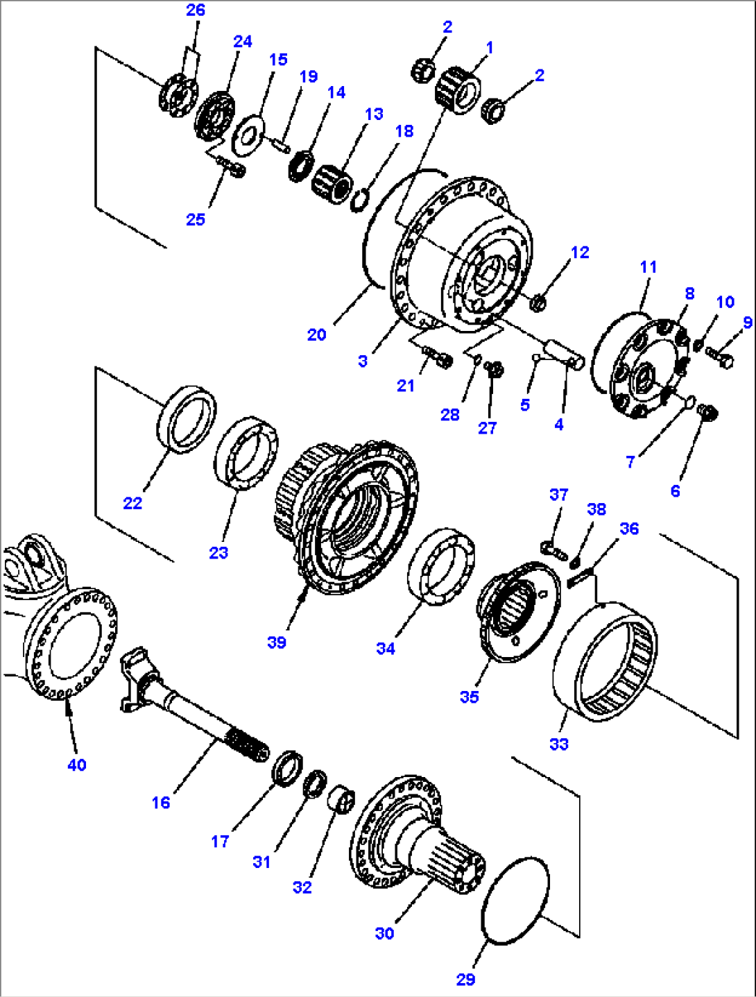FIG. F3360-01A0 FRONT FINAL BRAKE - CARRIER