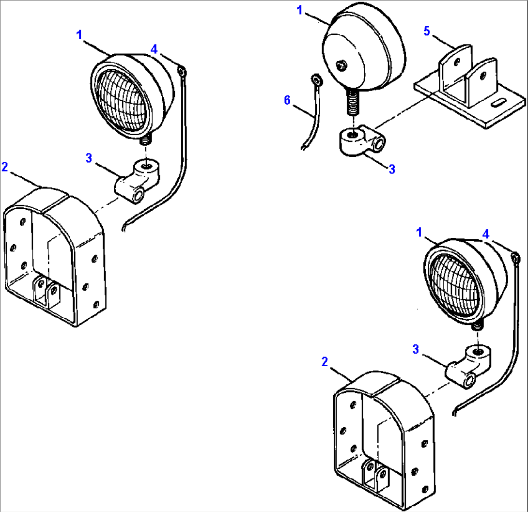 LIGHTING (2 FRONT / 1 REAR)