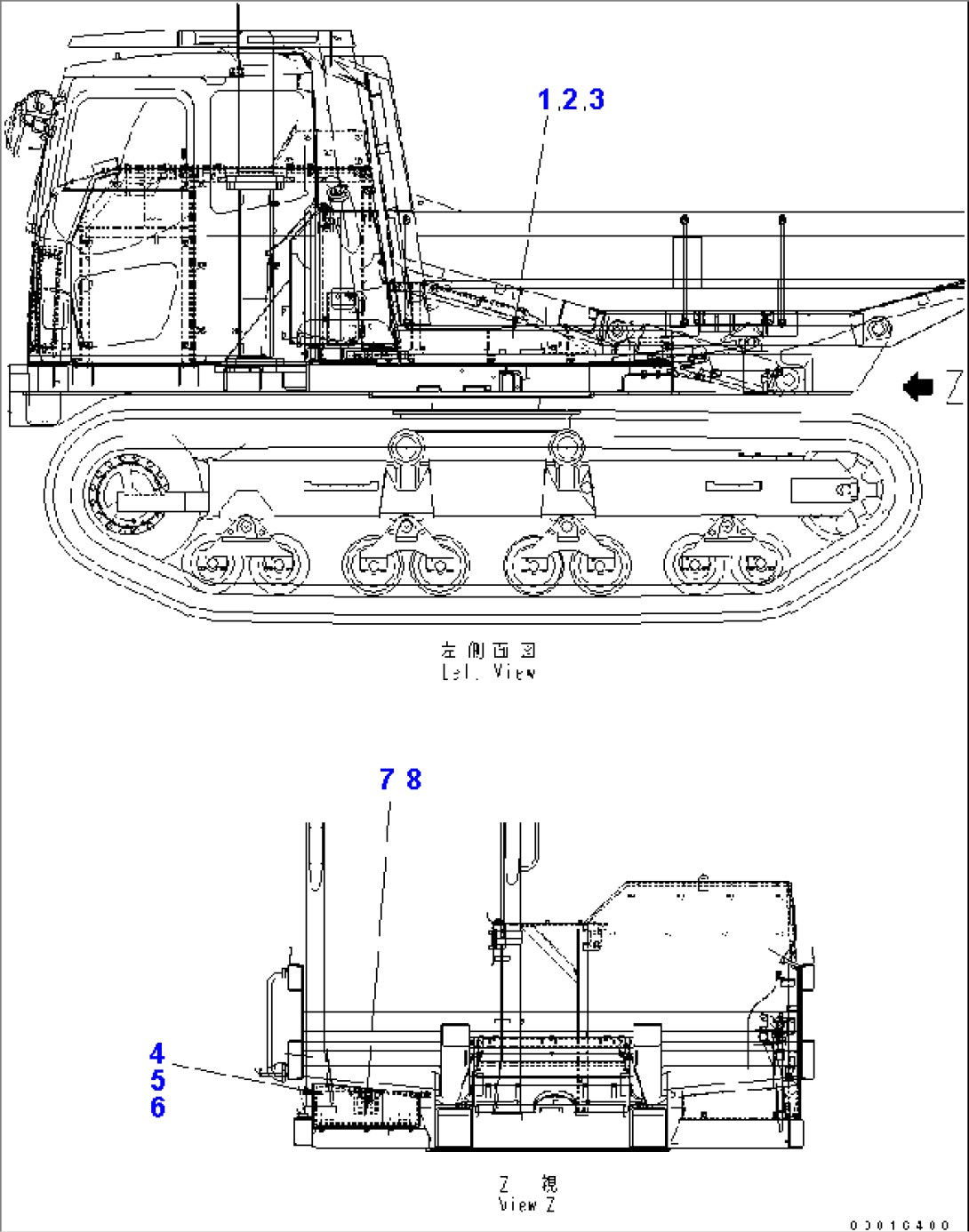 HOOD (HYDRAULIC TANK COVER)