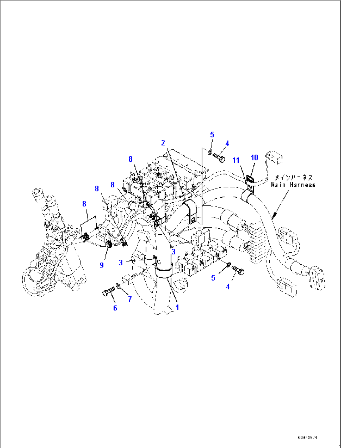 Loader Control Unit, Floor, Wiring Harness