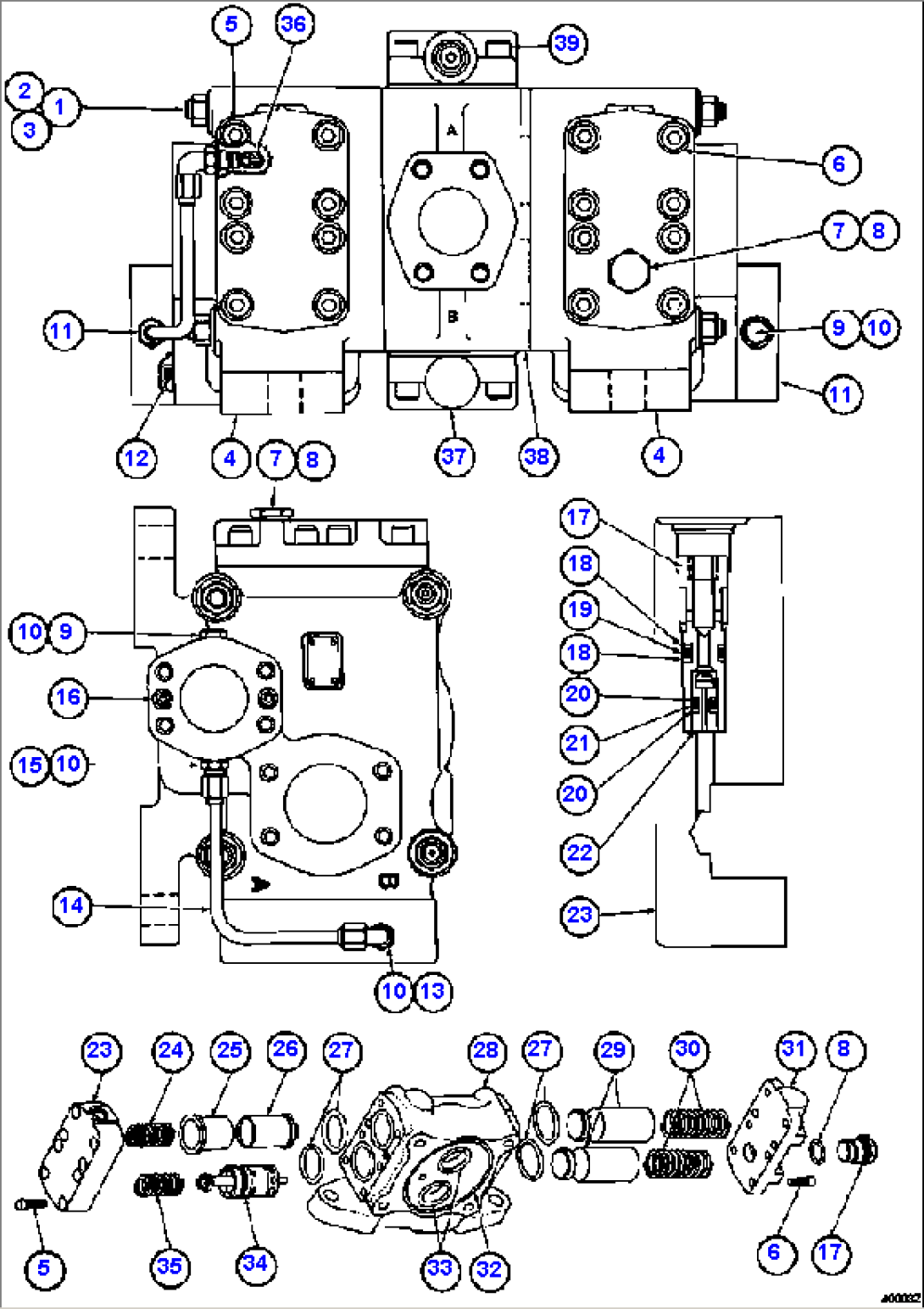 HOIST CONTROL VALVE ASSEMBLY PB6921