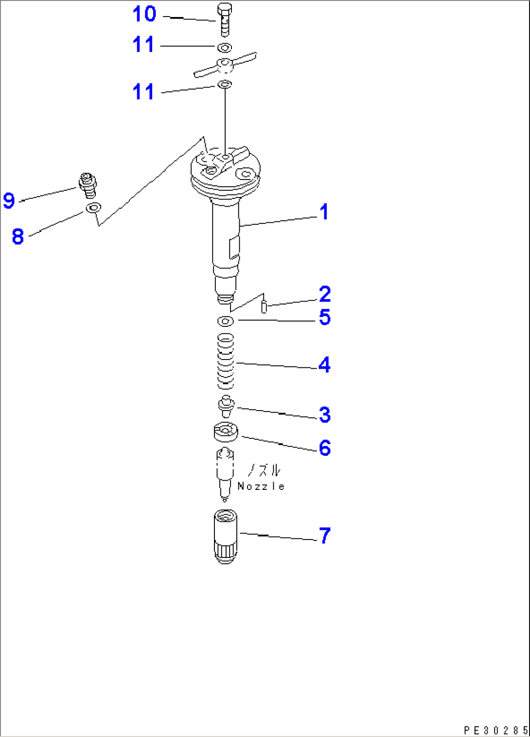 NOZZLE HOLDER (INNER PARTS)