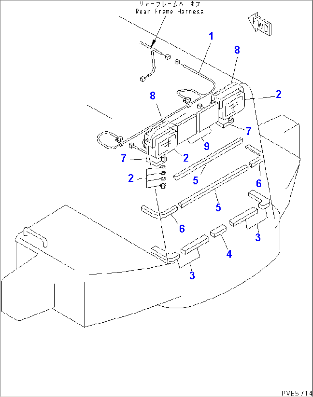 RADIATOR GUARD (REAR WORK LAMP AND SHEET)