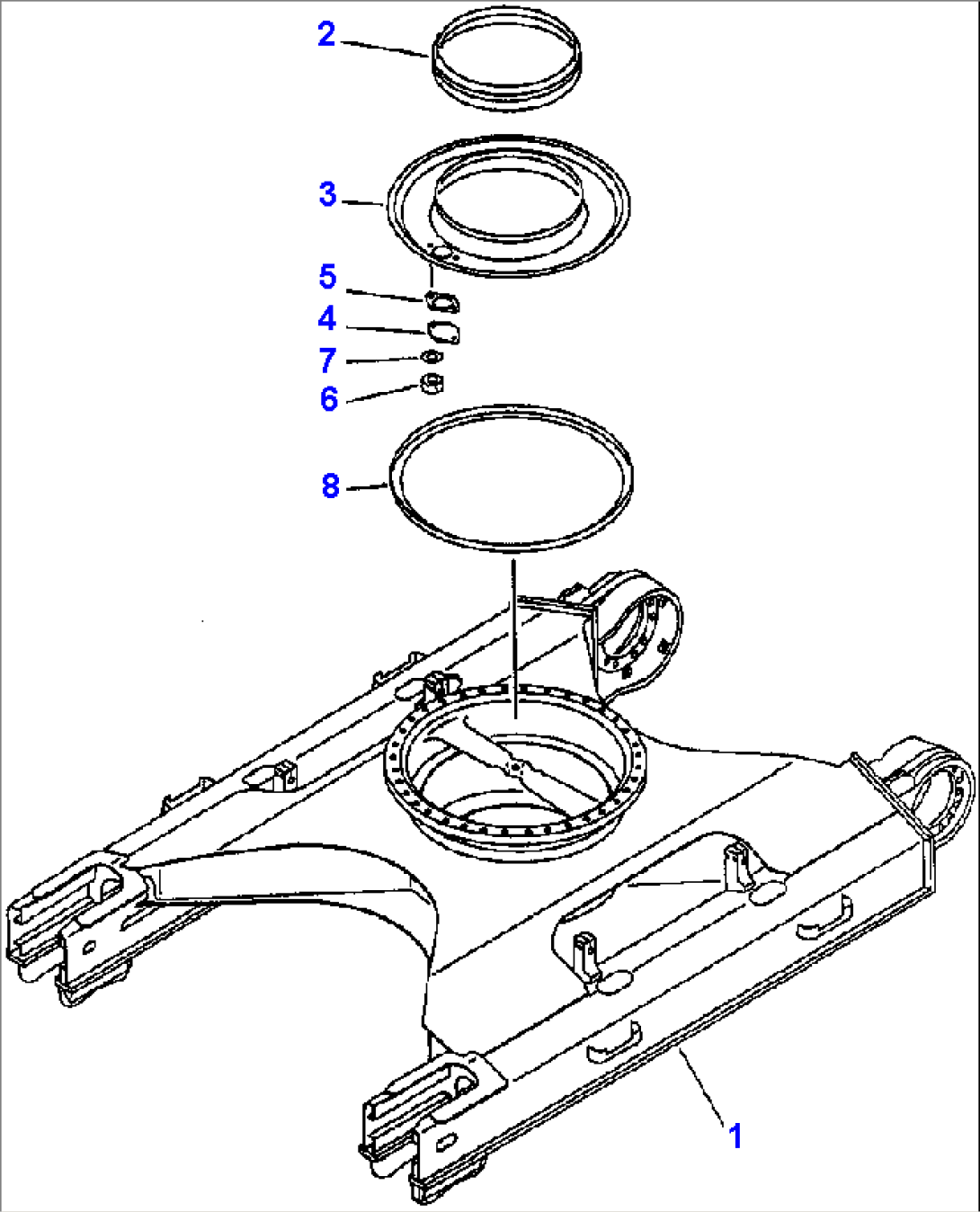 FIG NO. R1100-0105 TRACK FRAME