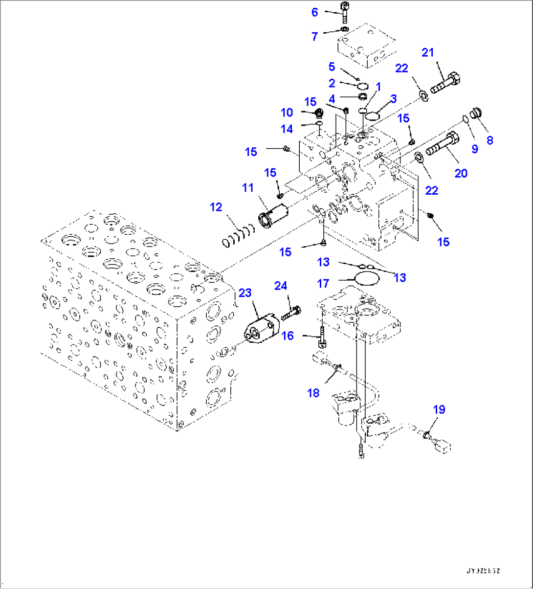 Control Valve, Inner Parts (15/22) (#451080-)