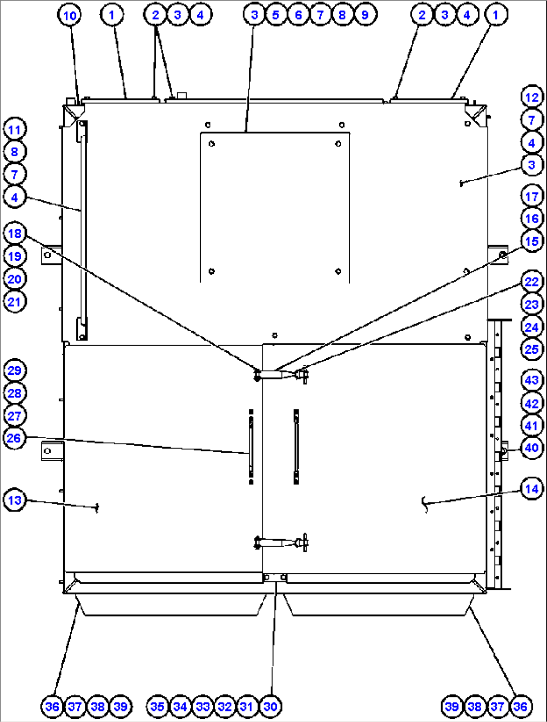 BLOWN GRID - 3 STEP, 18 ELEMENT