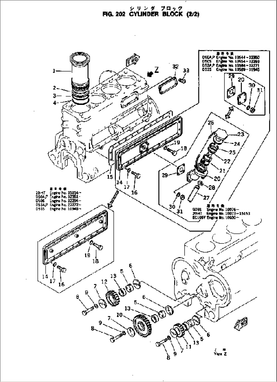 CYLINDER BLOCK (2/2)