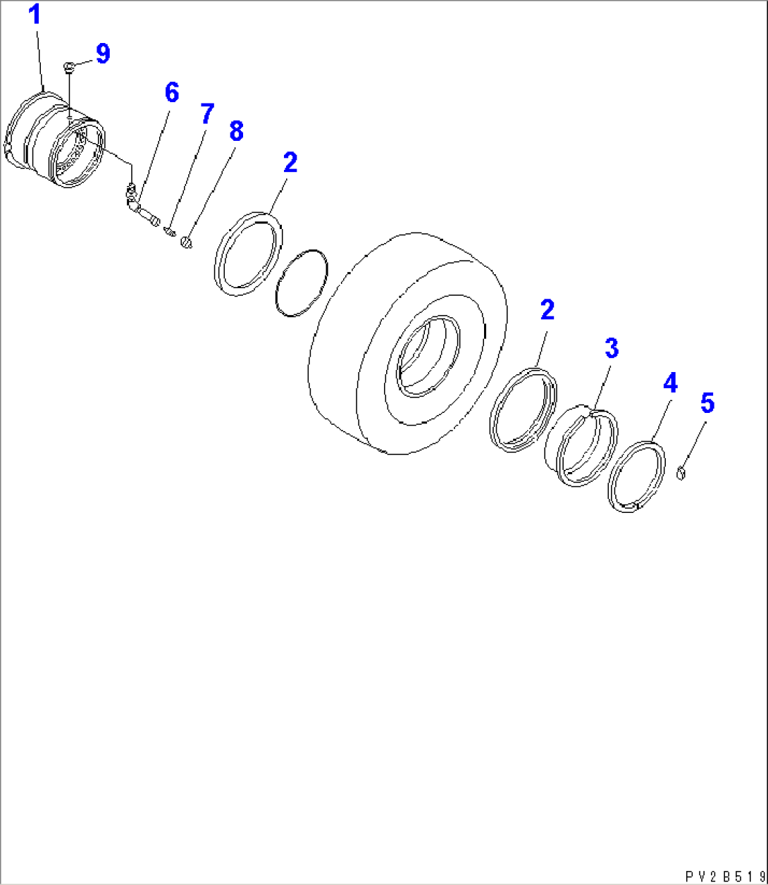 RIM (800/65R29) (-40ßC SPEC.)(#2001-)