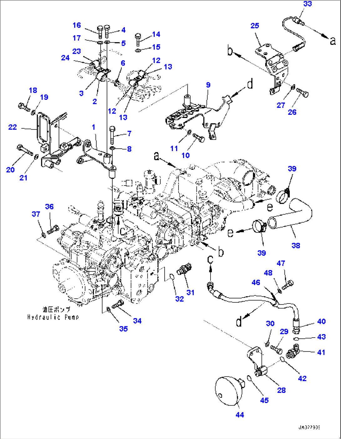 Hydraulic Pump, Related Parts (2/2) (#85001-)