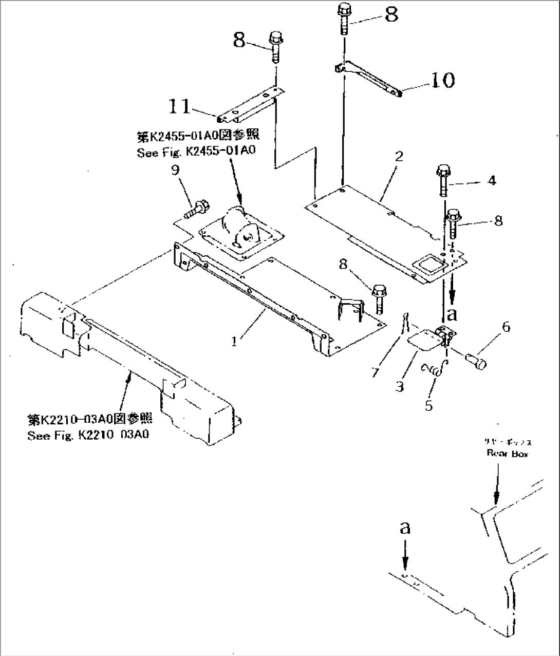 FLOOR PLATE (WITH STEEL CAB)(#83403-)