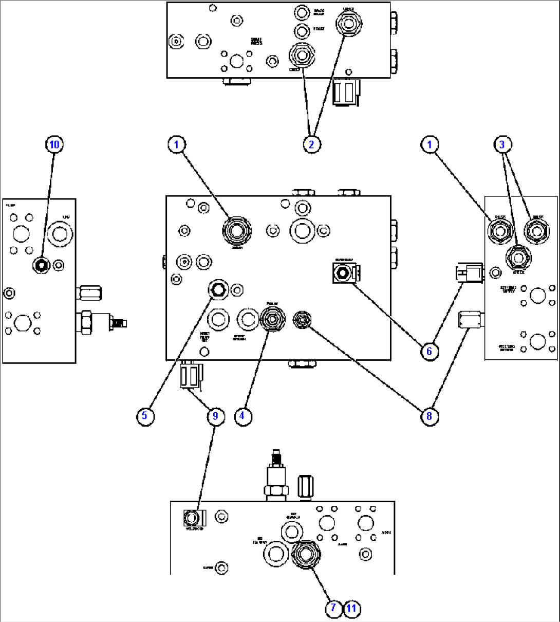 BLEED DOWN MANIFOLD VALVE ASSM (PC0700)