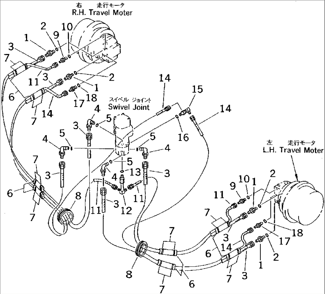 TRAVEL PIPING(#45001-52373)