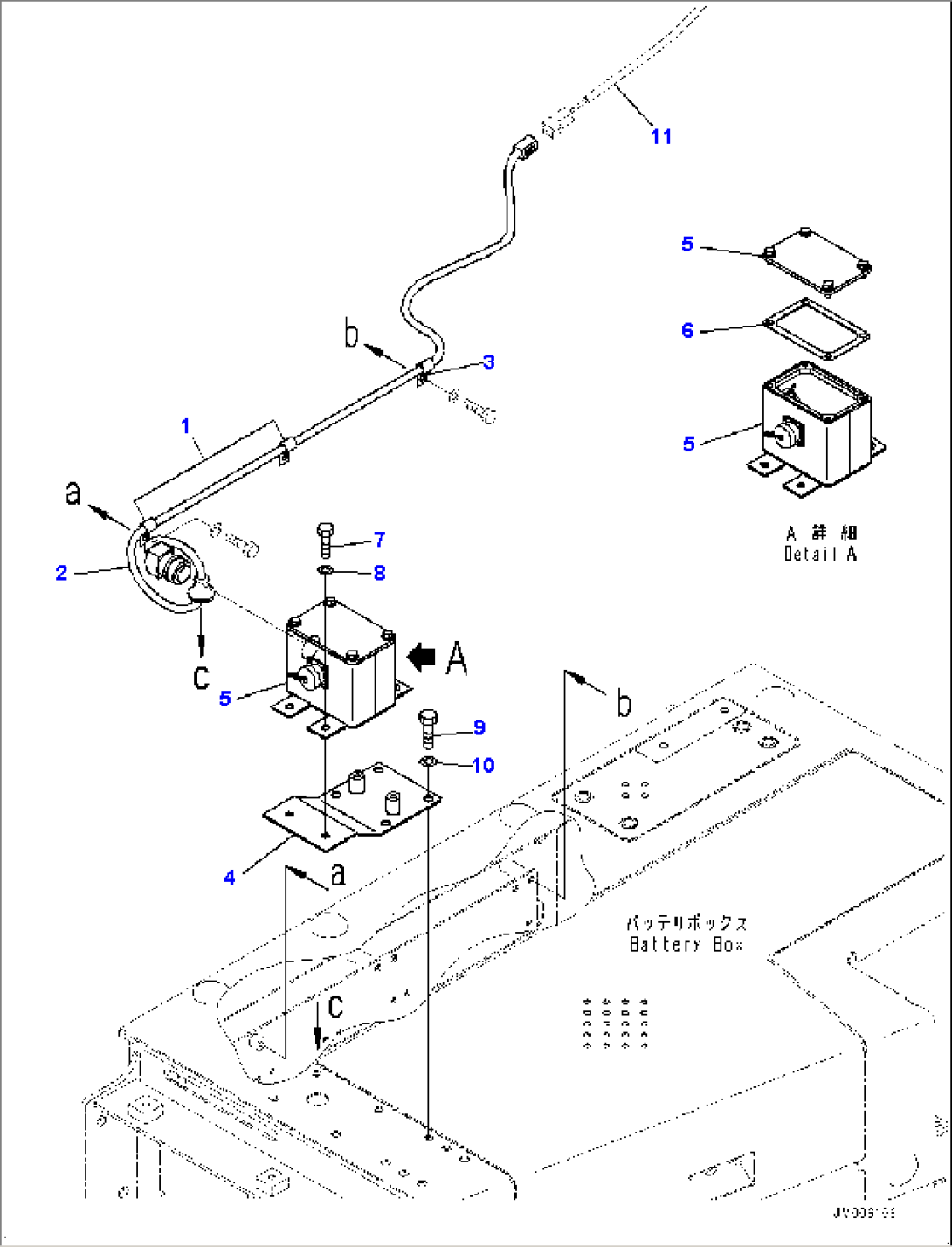 Battery Box, Switch Box (#5129-)