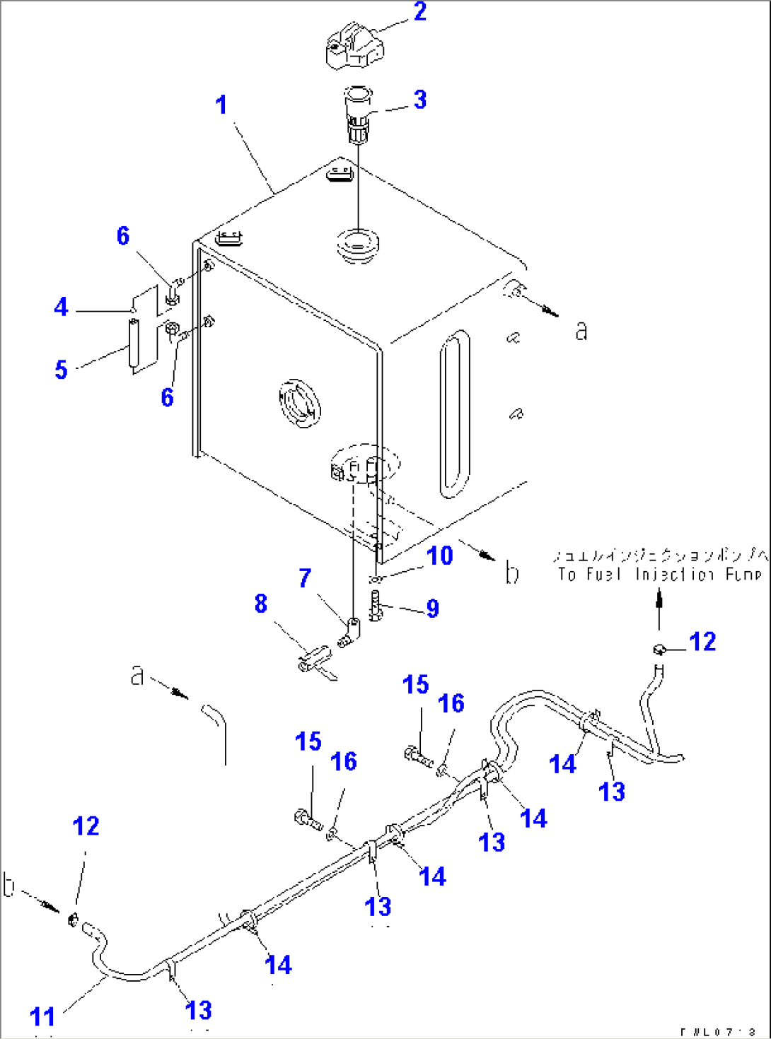 FUEL TANK(#15040-)