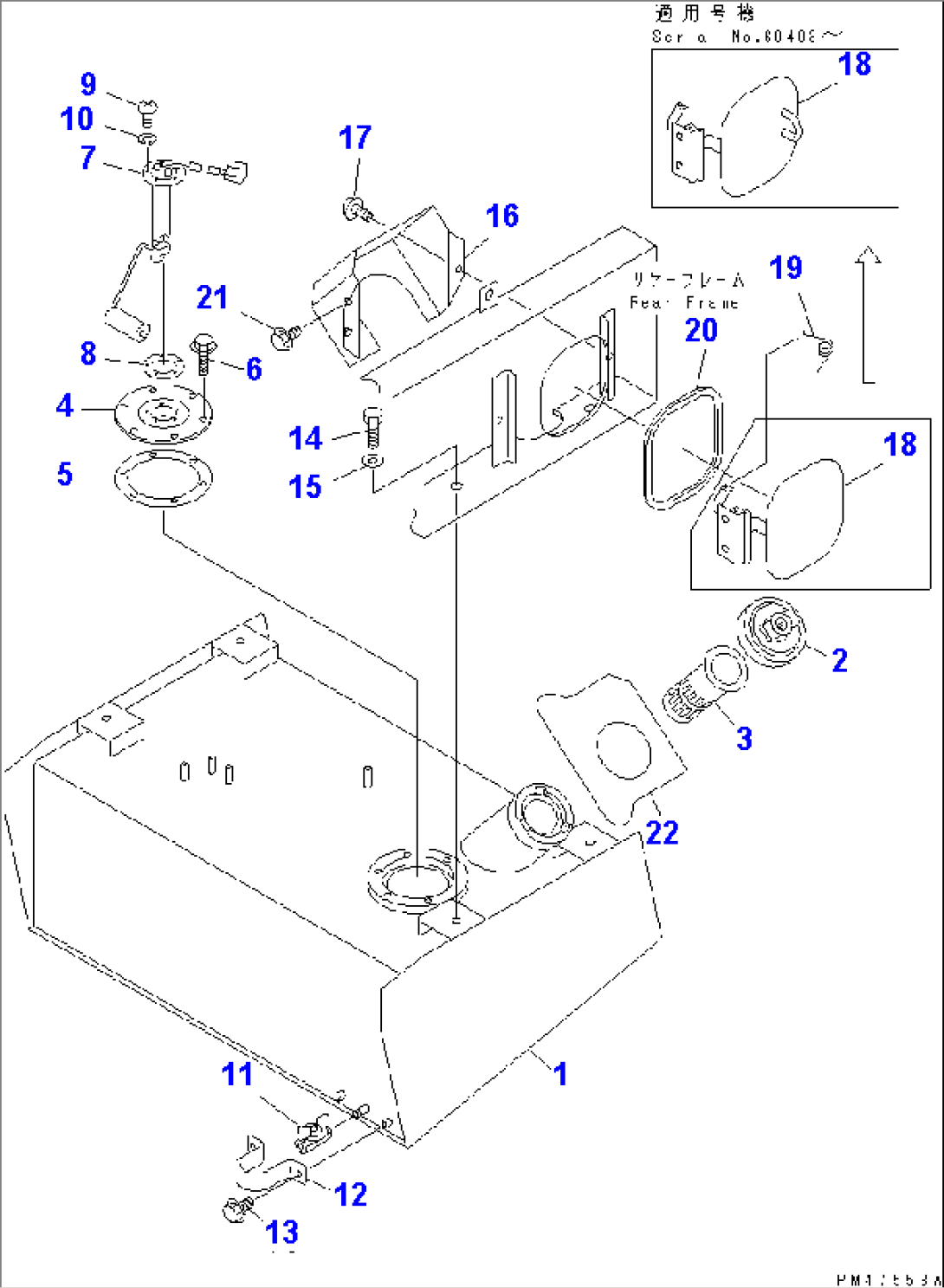 FUEL TANK(#60001-)