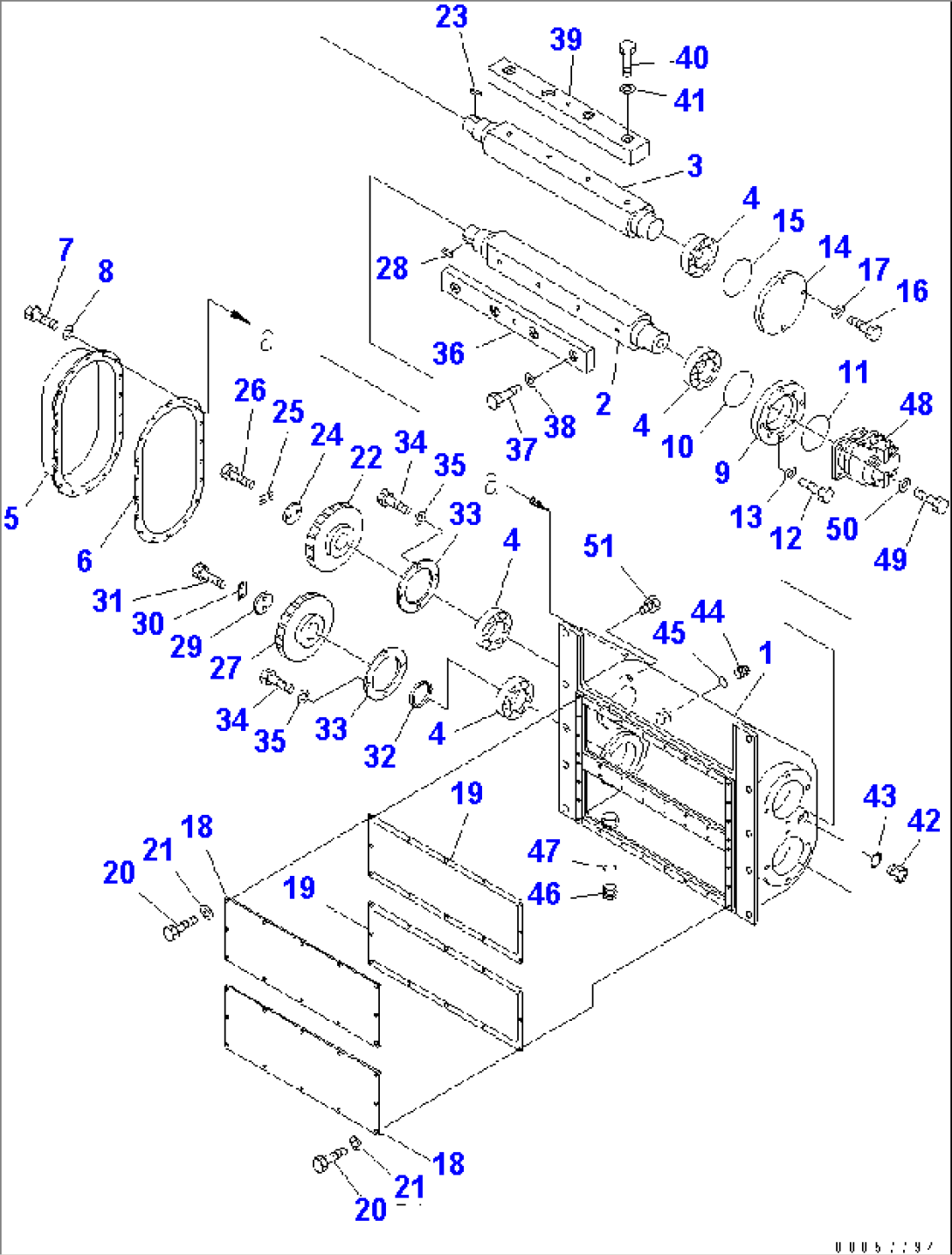 FEEDER (VIBRATOR INNER PARTS) (30MM WIDTH)(#1310-)